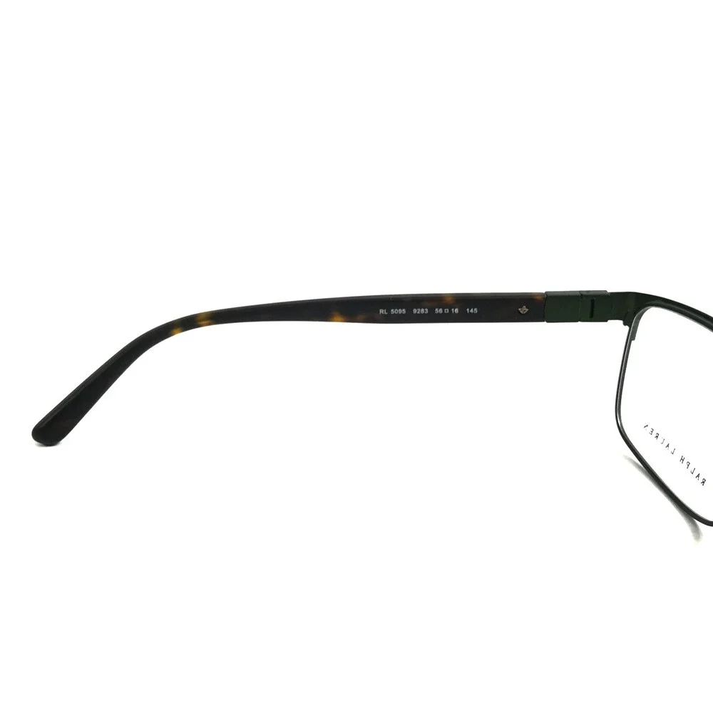 Ralph Lauren Eyeglasses Frames RL5095 9283 Tortoise Green Rectangle 56-16-145